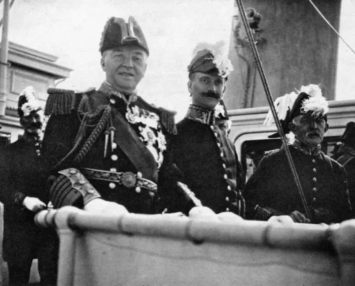 Framed Print : The Lords of the Admiralty at the Naval Review of 1907 (1908). Artist: Queen Alexandra Framed Print : The Lords of the Admiralty at the Naval Review of 1907 (1908). Artist: Queen Alexandra