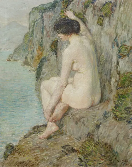 Framed Print : The Lorelei, 1904. Creator: Frederick Childe Hassam Framed Print : The Lorelei, 1904. Creator: Frederick Childe Hassam