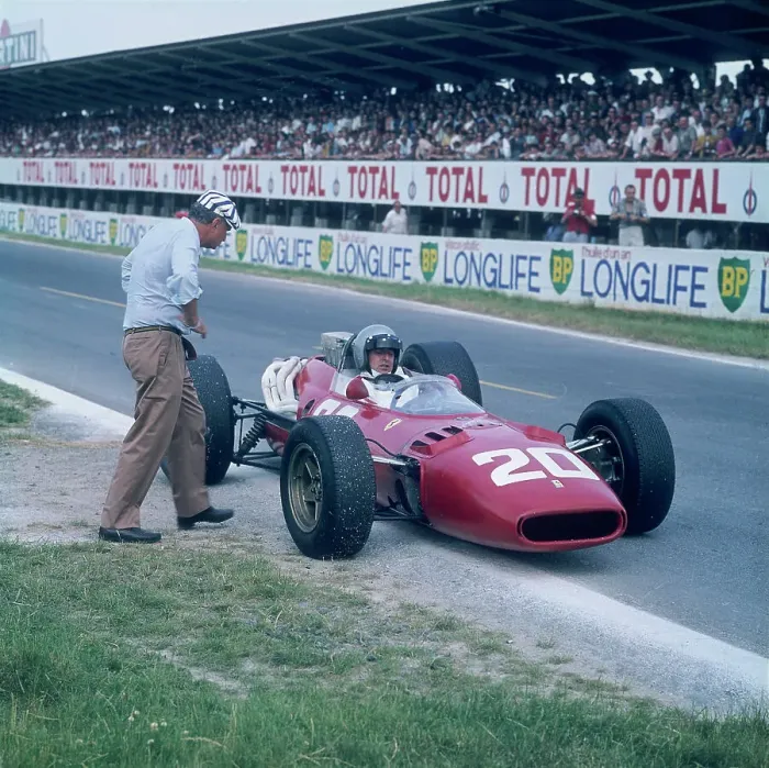 Framed Print : Lorenzo Bandini in a Ferrari 312, French Grand Prix, Reims, France, 1966 Framed Print : Lorenzo Bandini in a Ferrari 312, French Grand Prix, Reims, France, 1966
