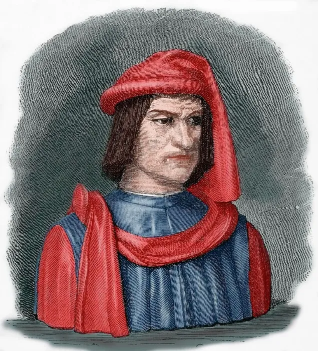 Framed Print : Lorenzo de Medici (1449-1492), 1881. Creator: Unknown Framed Print : Lorenzo de Medici (1449-1492), 1881. Creator: Unknown
