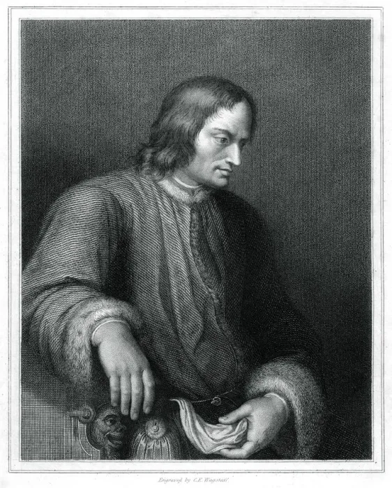 Framed Print : Lorenzo de Medici, Italian statesman and ruler of the Florentine Republic, (1833). Artist: CE Wagstaff Framed Print : Lorenzo de Medici, Italian statesman and ruler of the Florentine Republic, (1833). Artist: CE Wagstaff