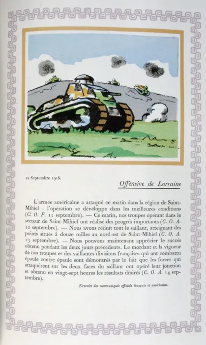 Framed Print : Lorraine offensive, 12th September 1918, (1919). Artist: Andre Helle Framed Print : Lorraine offensive, 12th September 1918, (1919). Artist: Andre Helle
