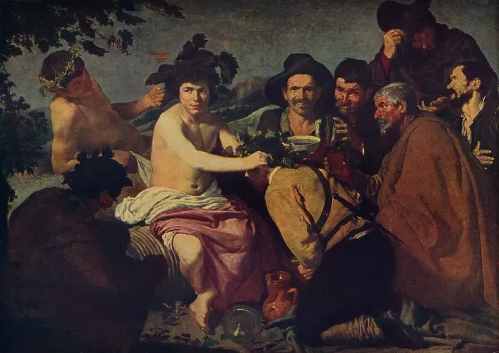 Framed Print : Los Borrachos, (The Triumph of Bacchus), 1628-1629, (c1934) Artist: Diego Velasquez Framed Print : Los Borrachos, (The Triumph of Bacchus), 1628-1629, (c1934) Artist: Diego Velasquez