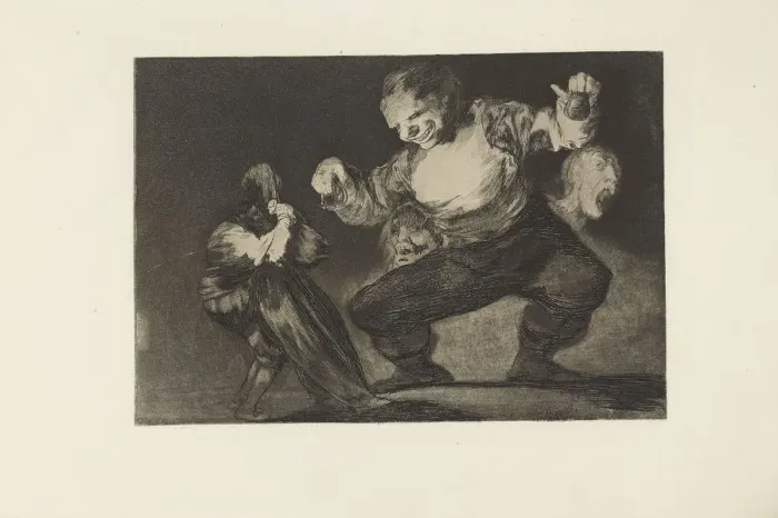 Framed Print : Los Disparates (Los Proverbios), 1815-1819 Framed Print : Los Disparates (Los Proverbios), 1815-1819
