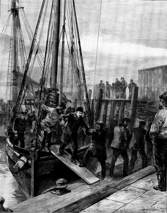 Framed Print : The Loss of the North German Lloyd steam-ship 'Elbe, ' on January 30, off Lowestoft... 1895. Creator: P Naumann Framed Print : The Loss of the North German Lloyd steam-ship 'Elbe, ' on January 30, off Lowestoft... 1895. Creator: P Naumann