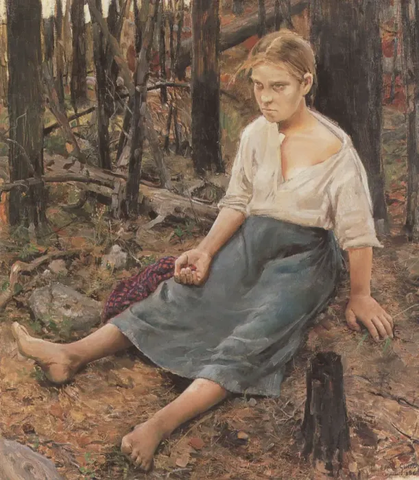 Framed Print : Lost, 1886 Framed Print : Lost, 1886