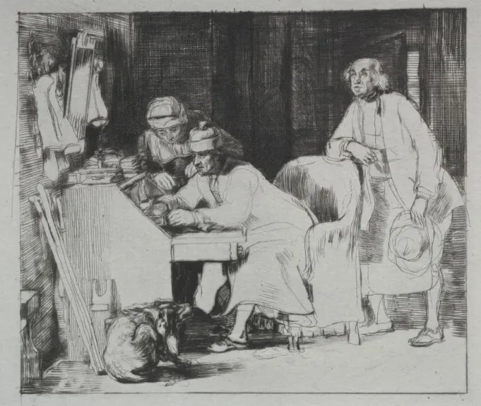 Framed Print : The Lost Receipt, 1824. Creator: David Wilkie (British, 1785-1841) Framed Print : The Lost Receipt, 1824. Creator: David Wilkie (British, 1785-1841)
