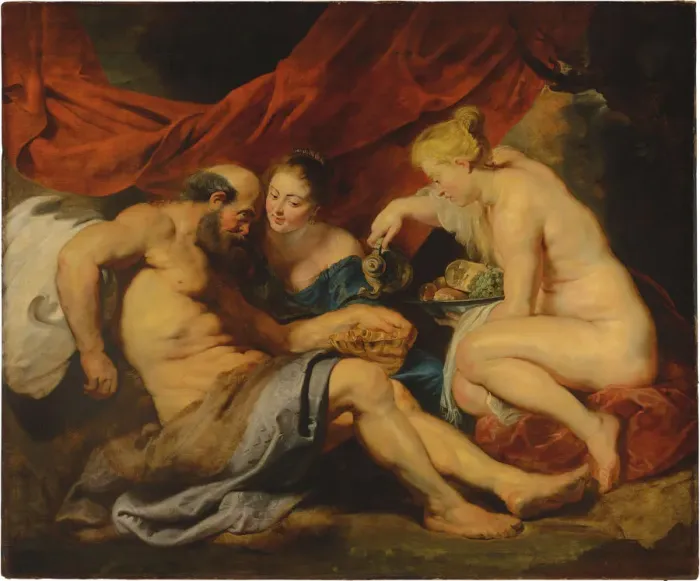 Framed Print : Lot and his Daughters Framed Print : Lot and his Daughters