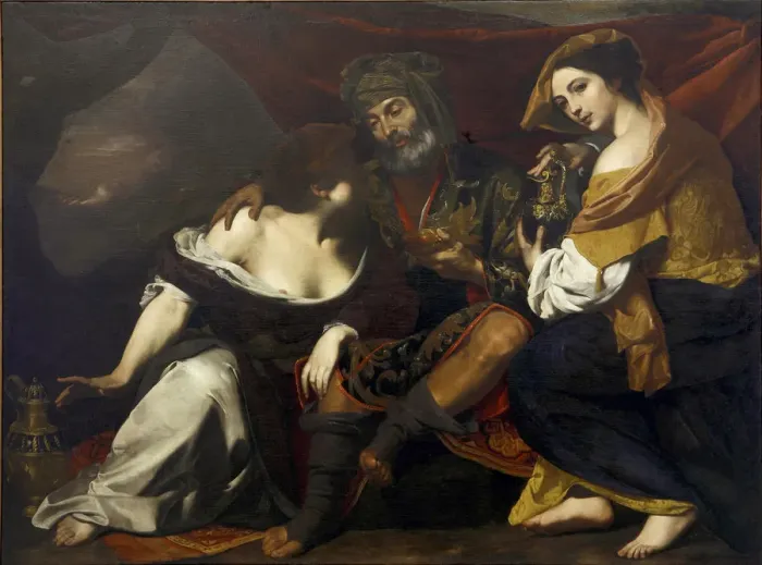 Framed Print : Lot and his Daughters, Between 1635 and 1639 Framed Print : Lot and his Daughters, Between 1635 and 1639