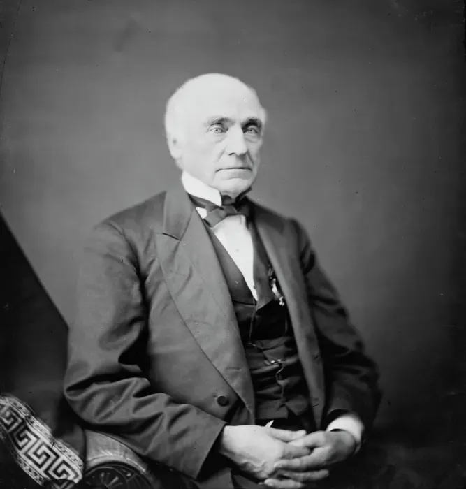 Framed Print : Lot Myrick Morrill of Maine, between 1865 and 1880. Creator: Unknown Framed Print : Lot Myrick Morrill of Maine, between 1865 and 1880. Creator: Unknown
