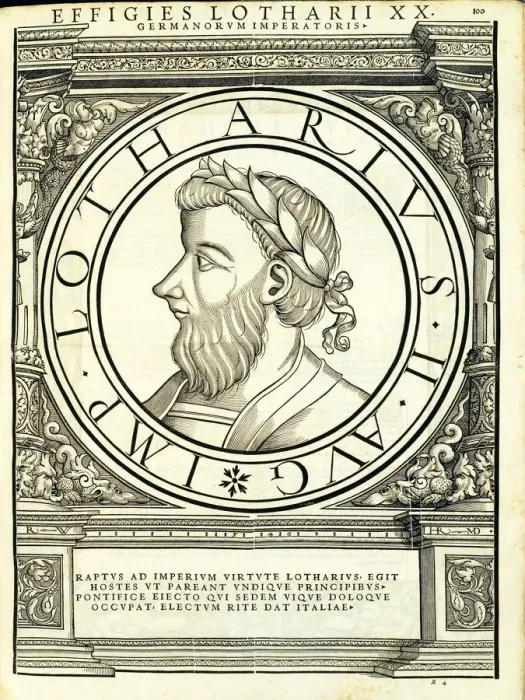 Framed Print : Lotharius (1075 - 1137), 1559 Framed Print : Lotharius (1075 - 1137), 1559