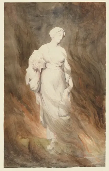 Framed Print : Lots Wife. Creator: Alfred George Stevens (British, 1817-1875) Framed Print : Lots Wife. Creator: Alfred George Stevens (British, 1817-1875)