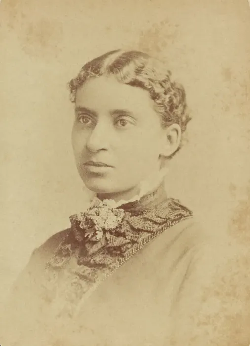 Framed Print : Lottie Grimke, c1870-c1879. Creator: Charles Milton Bell