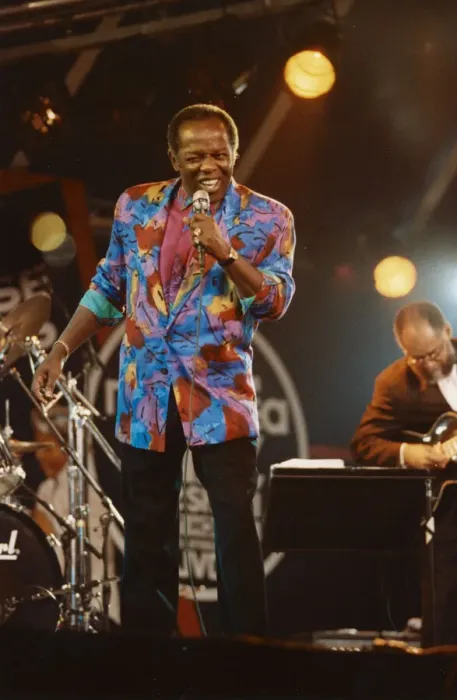 Framed Print : Lou Rawls, North Sea Jazz Festival, The Hague, Netherlands, 1992. Creator: Brian Foskett Framed Print : Lou Rawls, North Sea Jazz Festival, The Hague, Netherlands, 1992. Creator: Brian Foskett