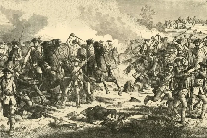 Framed Print : Loudons Cavalry Charge at Kunersdorf, (1759), 1890. Creator: Unknown Framed Print : Loudons Cavalry Charge at Kunersdorf, (1759), 1890. Creator: Unknown
