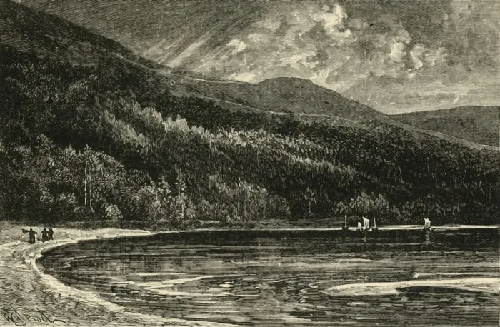 Framed Print : Lough Tay, 1898. Creator: Unknown Framed Print : Lough Tay, 1898. Creator: Unknown