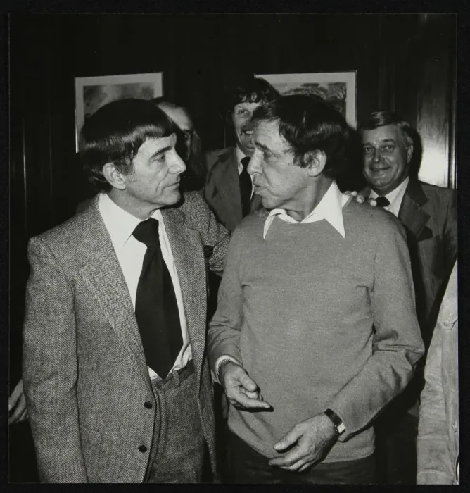 Framed Print : Louie Bellson and Buddy Rich at the International Drummers Association meeting, 1978 Framed Print : Louie Bellson and Buddy Rich at the International Drummers Association meeting, 1978