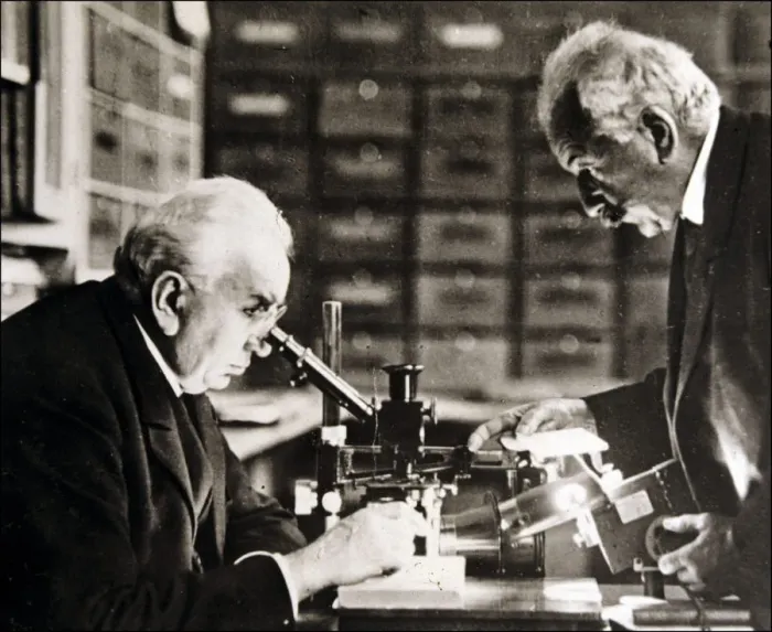 Framed Print : Louis and Auguste Lumiere (1864-1948 and 1862-1954), French chemists and biologists Framed Print : Louis and Auguste Lumiere (1864-1948 and 1862-1954), French chemists and biologists