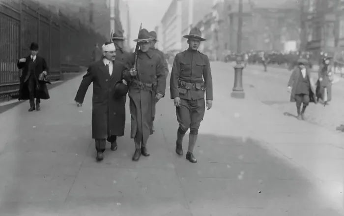 Framed Print : Louis Ellman arrested, between c1915 and c1920. Creator: Bain News Service Framed Print : Louis Ellman arrested, between c1915 and c1920. Creator: Bain News Service