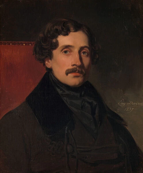 Louis-Felix Amiel (1802-1864), 1837. Creator: Eugene Deveria