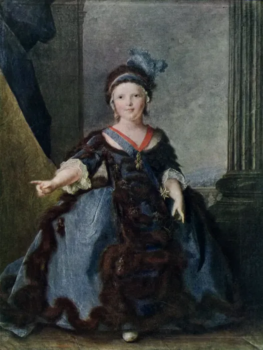 Framed Print : Louis of France, 1754, (1910). Artist: Jean-Marc Nattier Framed Print : Louis of France, 1754, (1910). Artist: Jean-Marc Nattier