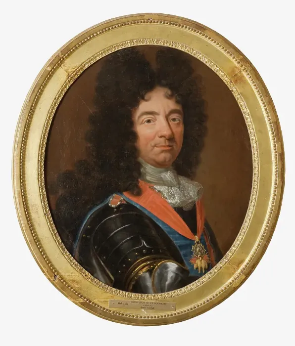 Framed Print : Louis Francois de Boufflers (1644-1711), Duke of Boufflers, Field Marshal. Creator: Anon