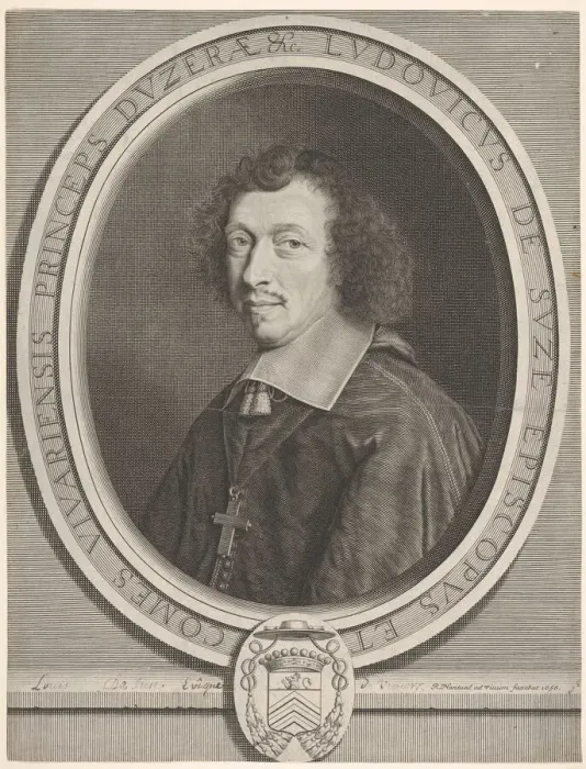 Framed Print : Louis-Francois de La Baume de Suze, 1656. Creator: Robert Nanteuil Framed Print : Louis-Francois de La Baume de Suze, 1656. Creator: Robert Nanteuil