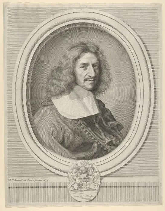 Framed Print : Louis Hesselin, 1658. Creator: Robert Nanteuil Framed Print : Louis Hesselin, 1658. Creator: Robert Nanteuil