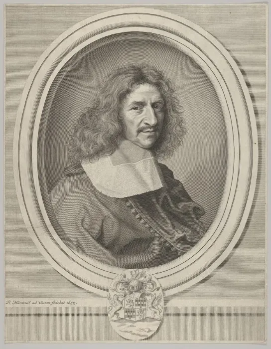 Framed Print : Louis Hesselin, 1658. Creator: Robert Nanteuil Framed Print : Louis Hesselin, 1658. Creator: Robert Nanteuil