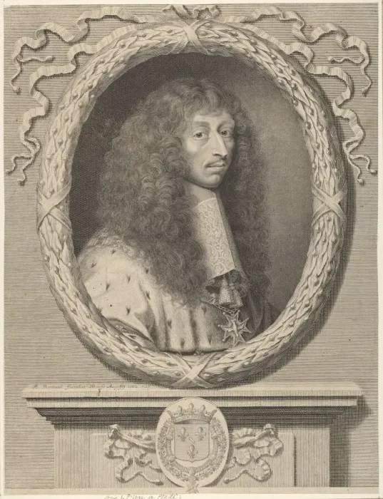 Framed Print : Louis II de Bourbon, Prince de Conde, 1662. Creator: Robert Nanteuil Framed Print : Louis II de Bourbon, Prince de Conde, 1662. Creator: Robert Nanteuil