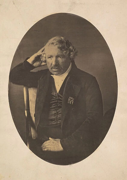 Louis-Jacques-Mande Daguerre, ca. 1860. Creator: John Jabez Edwin Mayall