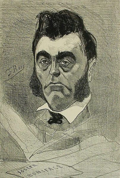 Louis-Joseph-Boniface Defré, 1858. Creator: Félicien Rops