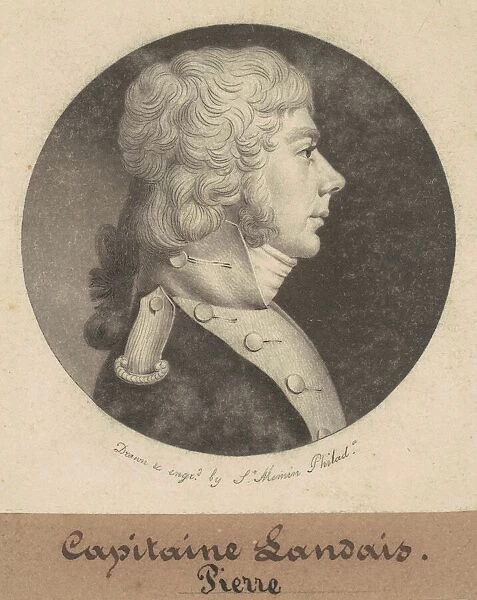 Louis Landais, 1801. Creator: Charles Balthazar Julien Fevret de Saint-Memin