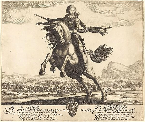 Louis de Lorraine, Prince of Phalsbourg, c. 1621  /  1623. Creator: Jacques Callot