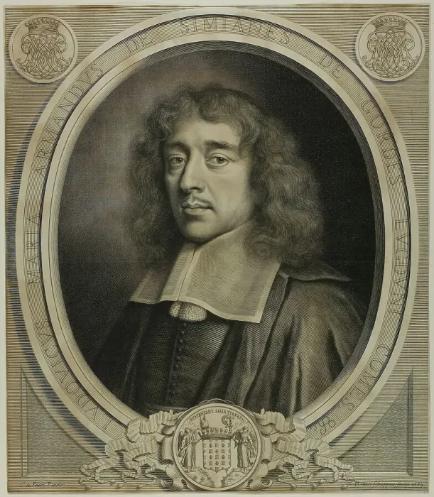 Framed Print : Louis-Marie-Armand de Simianes de Gordes, 1669. Creator: Pierre Louis van Schuppen Framed Print : Louis-Marie-Armand de Simianes de Gordes, 1669. Creator: Pierre Louis van Schuppen