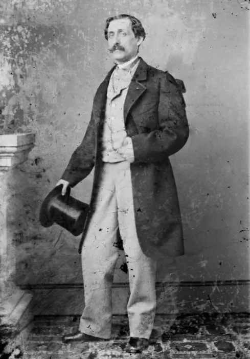 Framed Print : Louis Moreau Gottschalk, between 1855 and 1865. Creator: Unknown Framed Print : Louis Moreau Gottschalk, between 1855 and 1865. Creator: Unknown