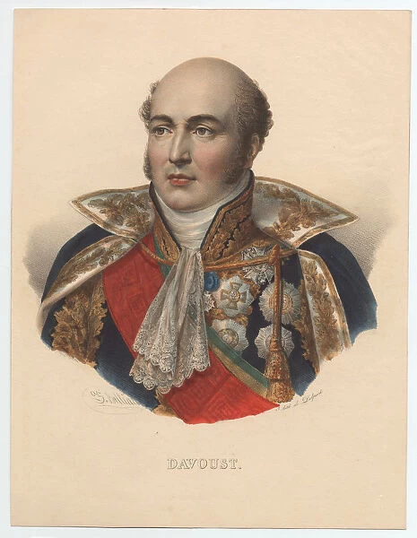 Louis-Nicolas Davout (1770-1823), Marshal of France, 1835. Artist: Anonymous