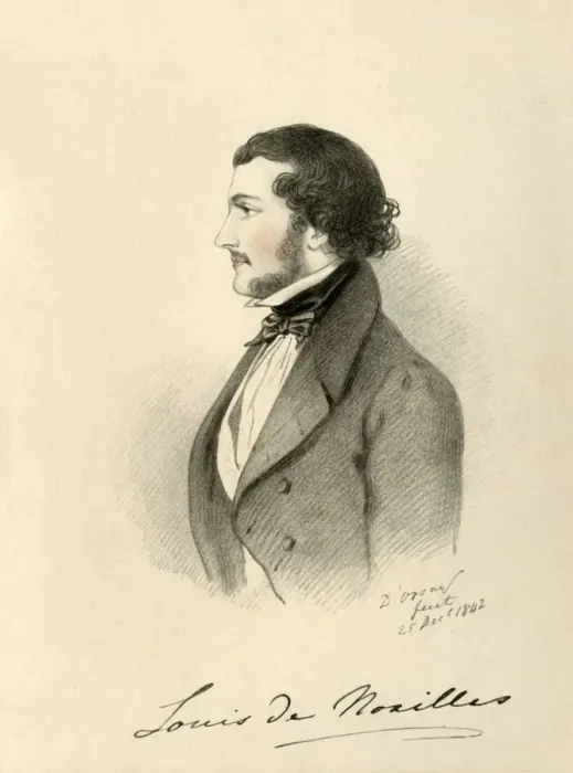 Framed Print : Louis de Noailles, 1842. ???? Creator: Alfred d Orsay Framed Print : Louis de Noailles, 1842. ???? Creator: Alfred d Orsay