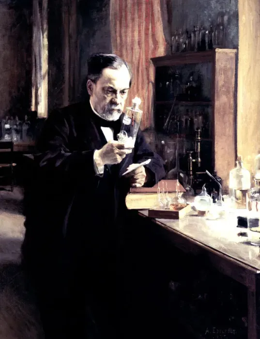 Framed Print : Louis Pasteur, 1885. Artist: Albert Edelfelt Framed Print : Louis Pasteur, 1885. Artist: Albert Edelfelt