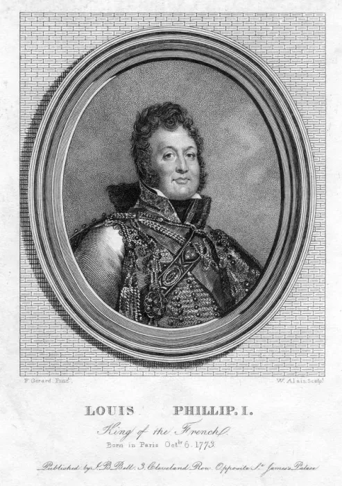Framed Print : Louis Philippe I, King of France, 19th century. Artist: W Alais