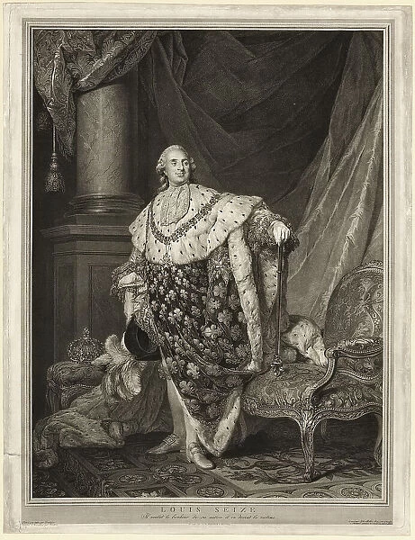 Louis Seize, c. 1793. Creator: Johann Gotthard von Müller