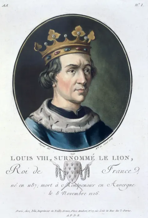 Framed Print : Louis VIII, known as the Lion, King of France, (1790) Framed Print : Louis VIII, known as the Lion, King of France, (1790)