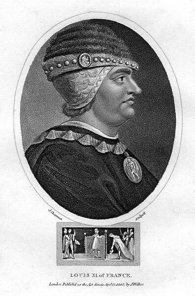 Louis XI, King of France, (1805). Artist: J Chapman