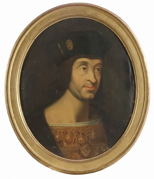 Framed Print : Louis XII, 1462-1515, King of France, c15th century. Creator: Anon Framed Print : Louis XII, 1462-1515, King of France, c15th century. Creator: Anon