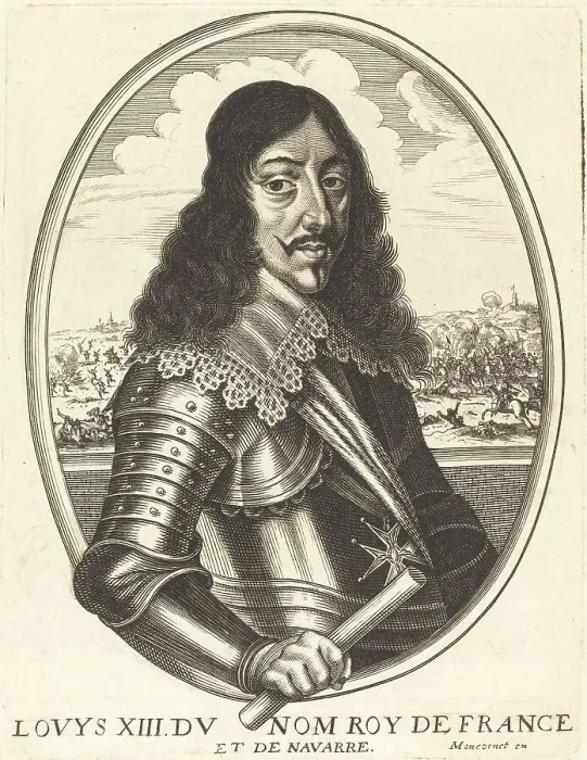Framed Print : Louis XIII, King of France. Creator: Balthasar Moncornet Framed Print : Louis XIII, King of France. Creator: Balthasar Moncornet