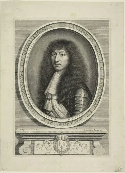 Framed Print : Louis XIV, 1662. Creator: Pierre Louis van Schuppen Framed Print : Louis XIV, 1662. Creator: Pierre Louis van Schuppen