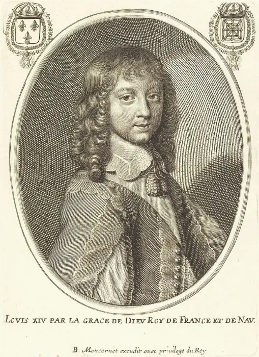 Framed Print : Louis XIV. Creator: Balthasar Moncornet Framed Print : Louis XIV. Creator: Balthasar Moncornet