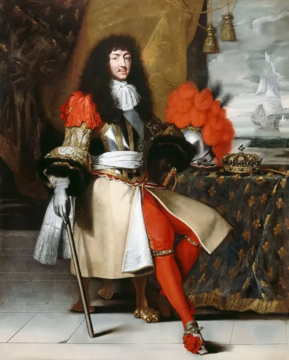 Framed Print : Louis XIV, King of France (1638-1715). Artist: Lefebvre, Claude (1632-1675) Framed Print : Louis XIV, King of France (1638-1715). Artist: Lefebvre, Claude (1632-1675)