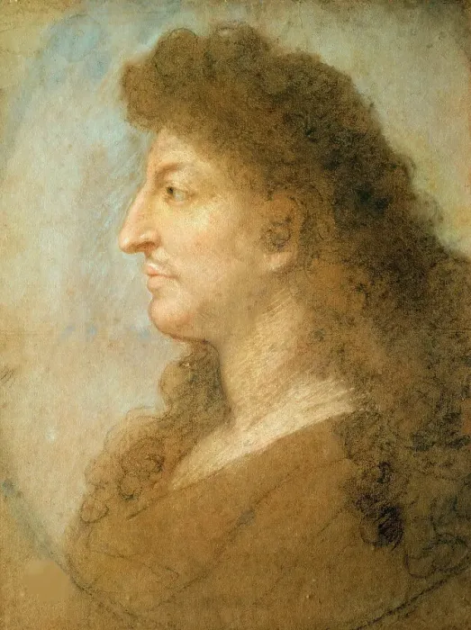 Framed Print : Louis XIV, King of France (1638-1715), ca 1678. Creator: Le Brun, Charles (1619-1690) Framed Print : Louis XIV, King of France (1638-1715), ca 1678. Creator: Le Brun, Charles (1619-1690)
