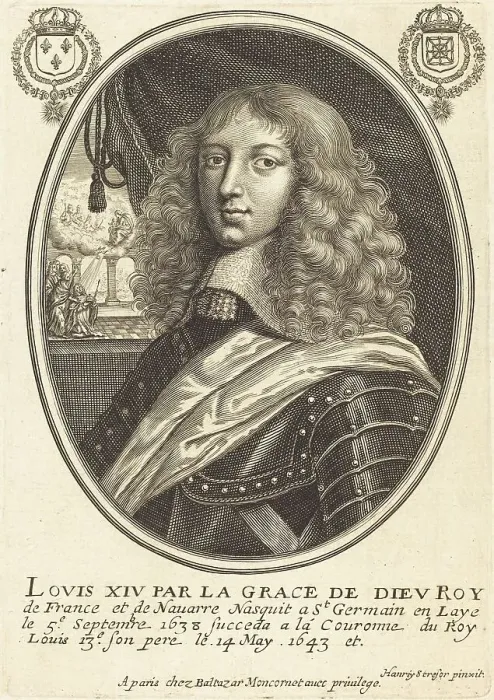 Framed Print : Louis XIV, King of France. Creator: Balthasar Moncornet Framed Print : Louis XIV, King of France. Creator: Balthasar Moncornet